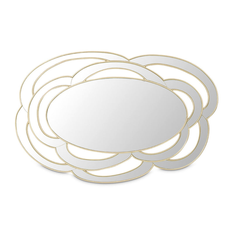 Camellia Field - Wall Mirror - Antique Gold - R&R Furniture Gallery (Fountain Valley, CA)