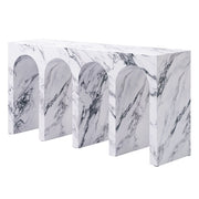 Fritzy - Console Table - Engineered Stone - R&R Furniture Gallery (Fountain Valley, CA)