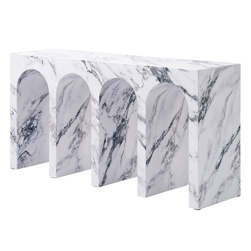 Fritzy - Console Table - Engineered Stone - R&R Furniture Gallery (Fountain Valley, CA)
