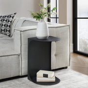 Cote - 16" Metal Accent Table - Black - R&R Furniture Gallery (Fountain Valley, CA)