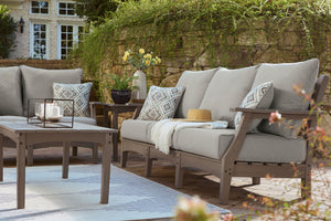 Visola - Sofa with Cushion - Gray - R&R Furniture Gallery (Fountain Valley, CA)