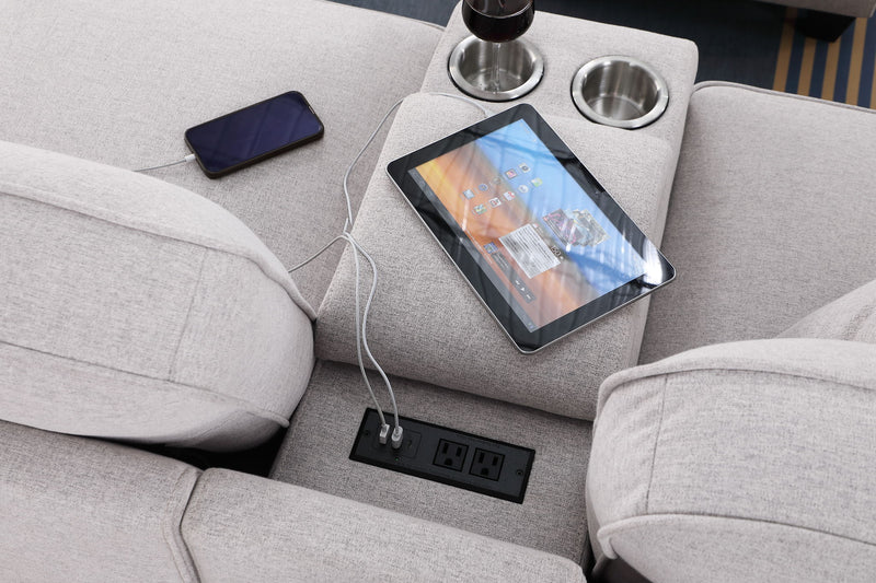 Tina - 8 Piece Upholstered Sectional With Ottoman - R&R Furniture Gallery (Fountain Valley, CA)