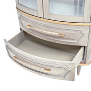 St. Charles - Display Cabinet - Dove Gray - R&R Furniture Gallery (Fountain Valley, CA)