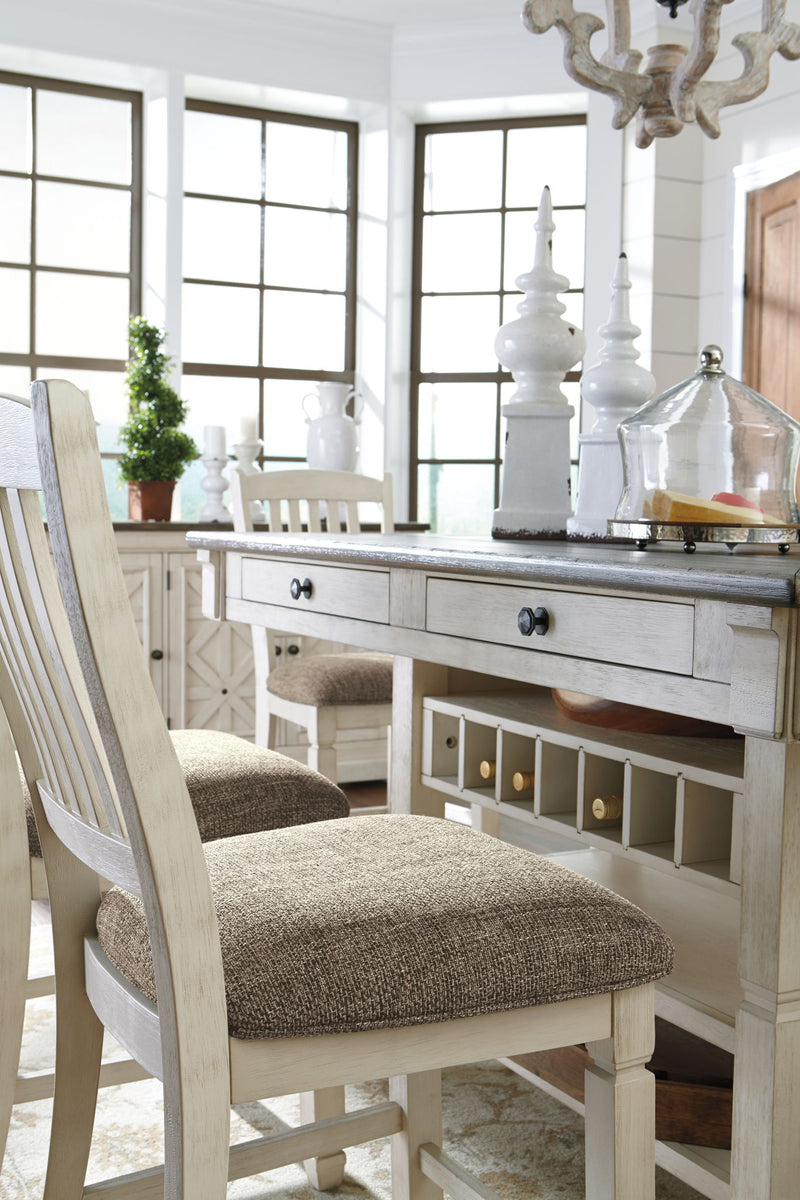 Bolanburg - Rectangular Dining Room Counter Table - Beige - R&R Furniture Gallery (Fountain Valley, CA)