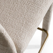Faerron - Modern Ivory Beige Counter Chair — view 5