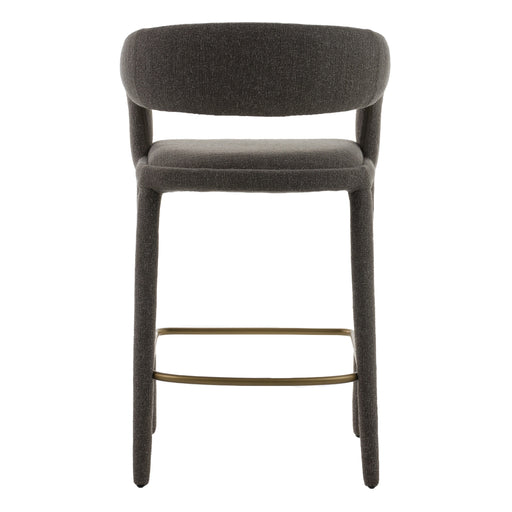 Faerron - Modern Grey Fabric Counter Chair