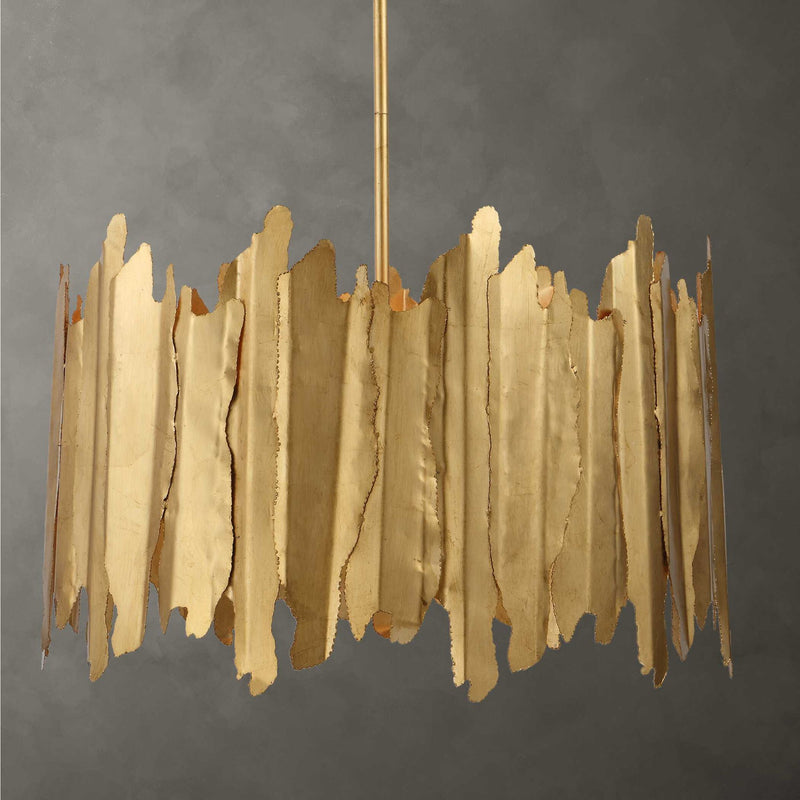 Golden - Gate 8 Light Industrial Pendant
