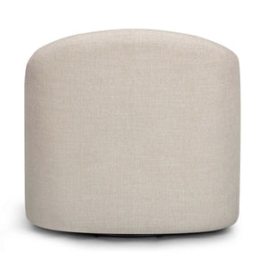 TOV Furniture Thao swivel chair with a modern design, featuring a cushioned seat and sleek metal base.