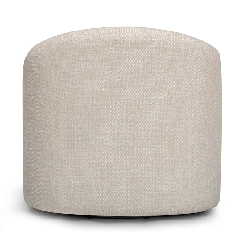 TOV Furniture Thao swivel chair with a modern design, featuring a cushioned seat and sleek metal base.