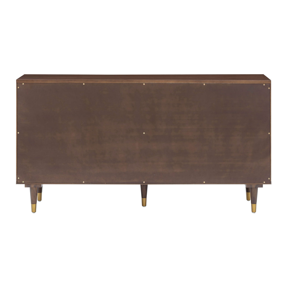 TOV Furniture Sierra 6 Drawer Dresser with sleek wood finish and modern design, featuring six spacious drawers for ample storage.