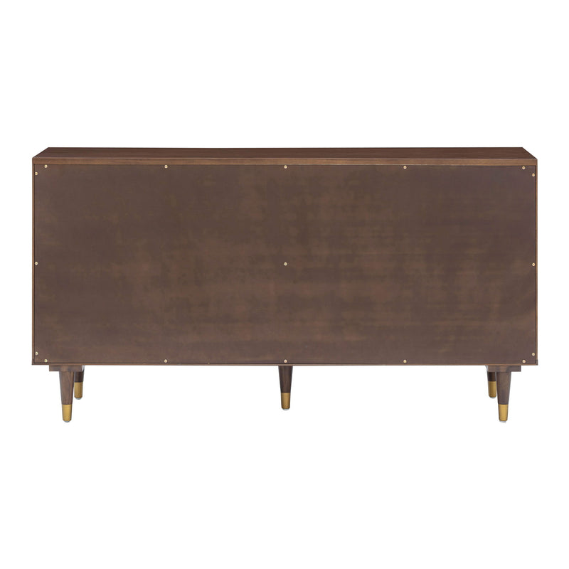 TOV Furniture Sierra 6 Drawer Dresser with sleek wood finish and modern design, featuring six spacious drawers for ample storage.