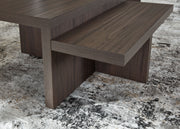 Zendex - Occasional Table Set (Set of 2) - Brown - R&R Furniture Gallery (Fountain Valley, CA)