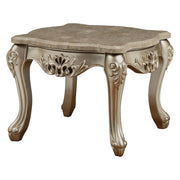Ranita - End Table - Marble Top & Champagne - R&R Furniture Gallery (Fountain Valley, CA)