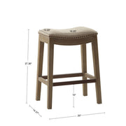 Saddle Counter Stool With High Density Foam - R&R Furniture Gallery (Fountain Valley, CA)