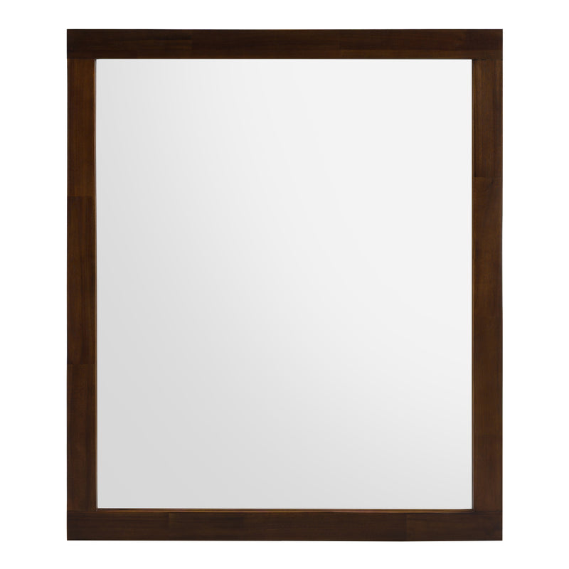 Fantasia - Contemporary Dark Walnut Mirror — view 3