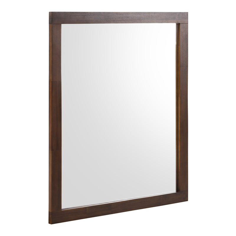 Fantasia - Contemporary Dark Walnut Mirror — view 4