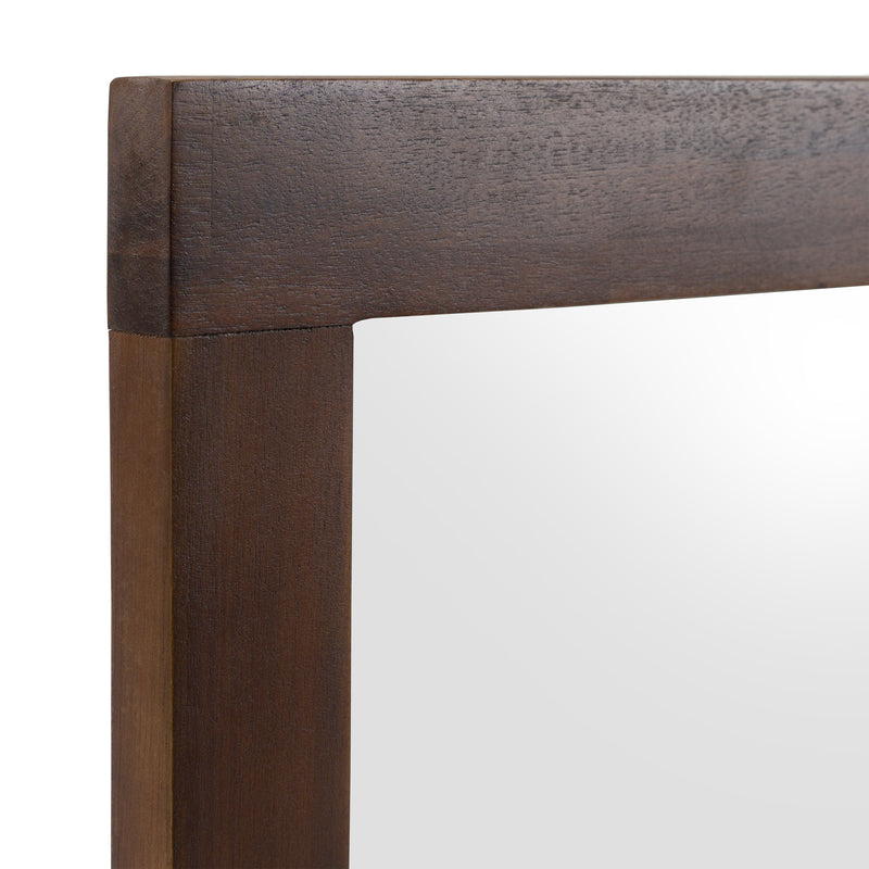 Fantasia - Contemporary Dark Walnut Mirror — view 5