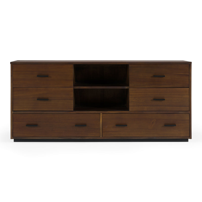 Fantasia - Contemporary Dark Walnut Dresser — view 5
