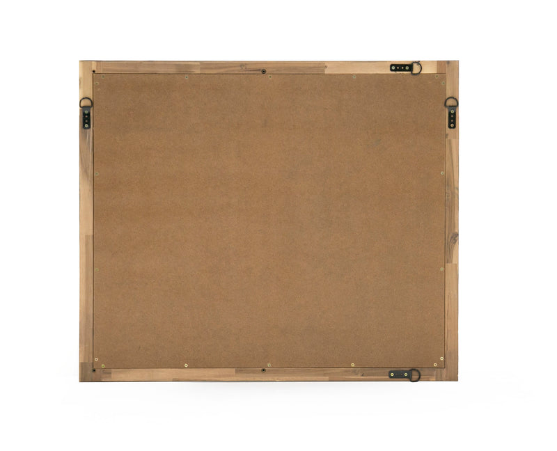 Fantasia - Contemporary Walnut Mirror — view 4