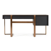 Modern Fauna Wenge and Rosegold Desk — view 4