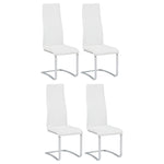 Montclair Upholstered Dining Side Chair White (Set of 4)