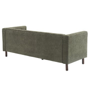 Noble House upholstered 3-seater modern sofa with tufted design, perfect for contemporary living room decor.