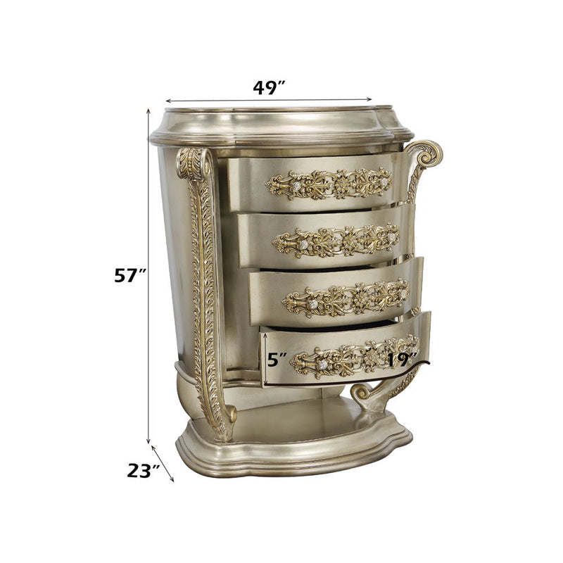 Danae - Chest - Champagne & Gold - R&R Furniture Gallery (Fountain Valley, CA)