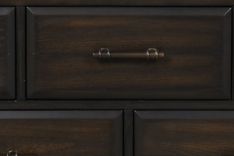 9 Drawer Dresser - Mahogany - R&R Furniture Gallery (Fountain Valley, CA)