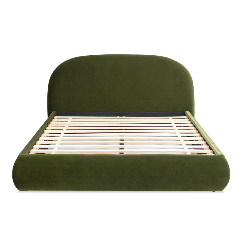 Archie Puffy Grounded - Upholstered Platform Bed - R&R Furniture Gallery (Fountain Valley, CA)