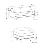 Morrison - Sofa And Ottoman Set - R&R Furniture Gallery (Fountain Valley, CA)