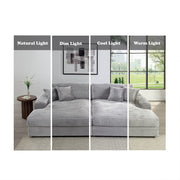 Hilde - Sectional Sofa With 4 Pillows - R&R Furniture Gallery (Fountain Valley, CA)