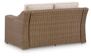 Laguna Heights - Loveseat With Cushion - Beige - R&R Furniture Gallery (Fountain Valley, CA)