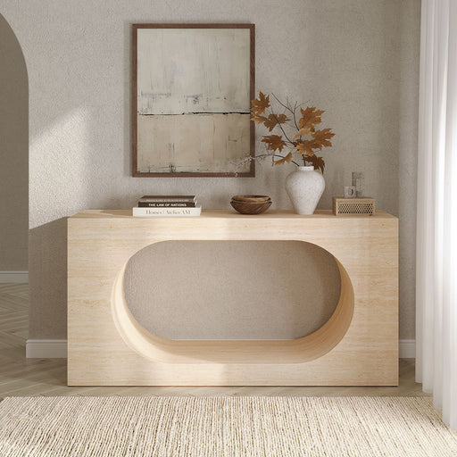 Inca - Console Table - Beige - R&R Furniture Gallery (Fountain Valley, CA)