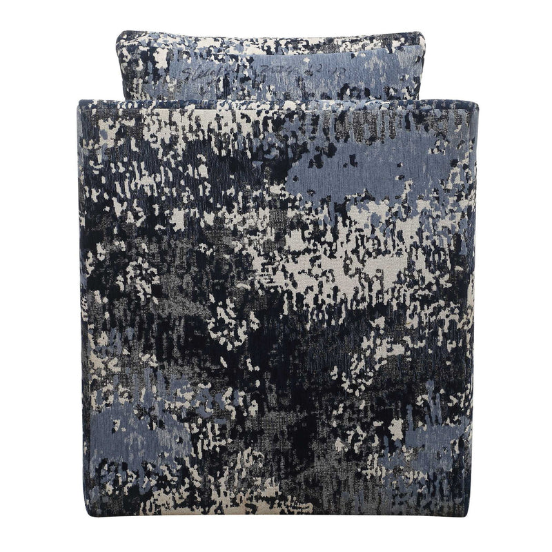 Tisdell - Patterned Swivel/Glider - Blue