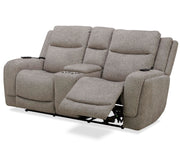 Penfield - Power Zero G Console Loveseat With Heat, Massage & Speaker P3 - Frappe - R&R Furniture Gallery (Fountain Valley, CA)