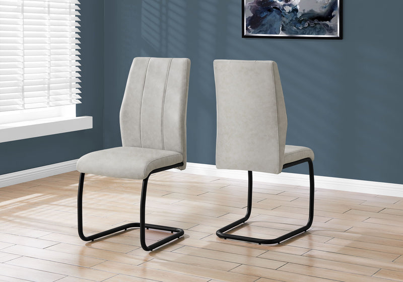 Dining Chair, Side, Upholstered For Dining Room, Contemporary & Modern (Set of 2) - R&R Furniture Gallery (Fountain Valley, CA)