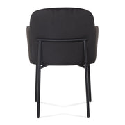 Pair of Sydney armchairs by TOV Furniture, stylish modern chairs with plush upholstery and sleek armrest design.