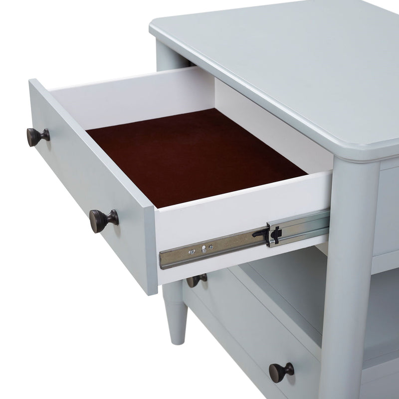 Open Nightstand With 2 Drawers - R&R Furniture Gallery (Fountain Valley, CA)