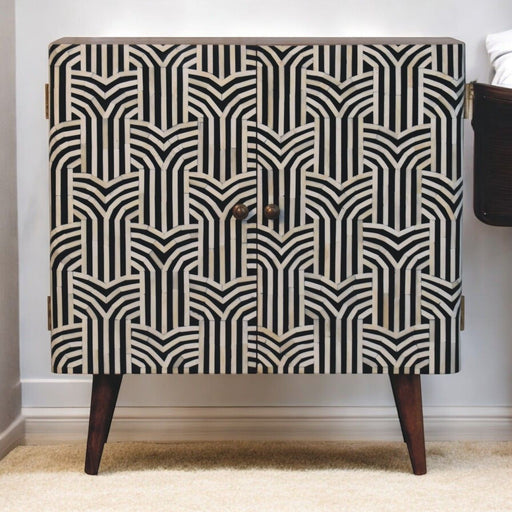 Edessa Bone Inlay Cabinet - R&R Furniture Gallery (Fountain Valley, CA)