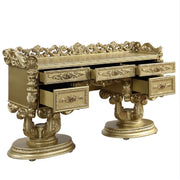 Bernadette - Vanity Desk - Gold - R&R Furniture Gallery (Fountain Valley, CA)