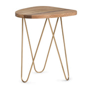 Patrice - Handcrafted Metal And Wood Accent Table - R&R Furniture Gallery (Fountain Valley, CA)