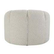 Osmash - Chair With Swivel - White Teddy Sherpa - R&R Furniture Gallery (Fountain Valley, CA)