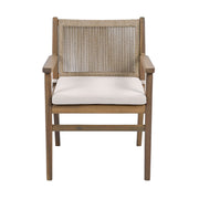 Outdoor Acacia Wood Patio Dining Armchair (Set of 2) - R&R Furniture Gallery (Fountain Valley, CA)