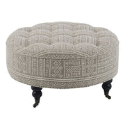 Upendo - Ottoman With Caster - Pattern Fabric - R&R Furniture Gallery (Fountain Valley, CA)