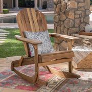 Outdoor Adirondack Rocking Chair With Hand Crafted Details - R&R Furniture Gallery (Fountain Valley, CA)