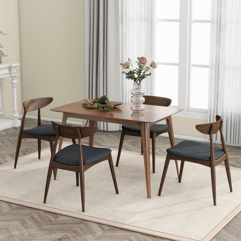 5 Piece Dining Set With Ergonomic Chairs - R&R Furniture Gallery (Fountain Valley, CA)
