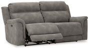 Next-Gen Durapella - Reclining Power Sofa - R&R Furniture Gallery (Fountain Valley, CA)