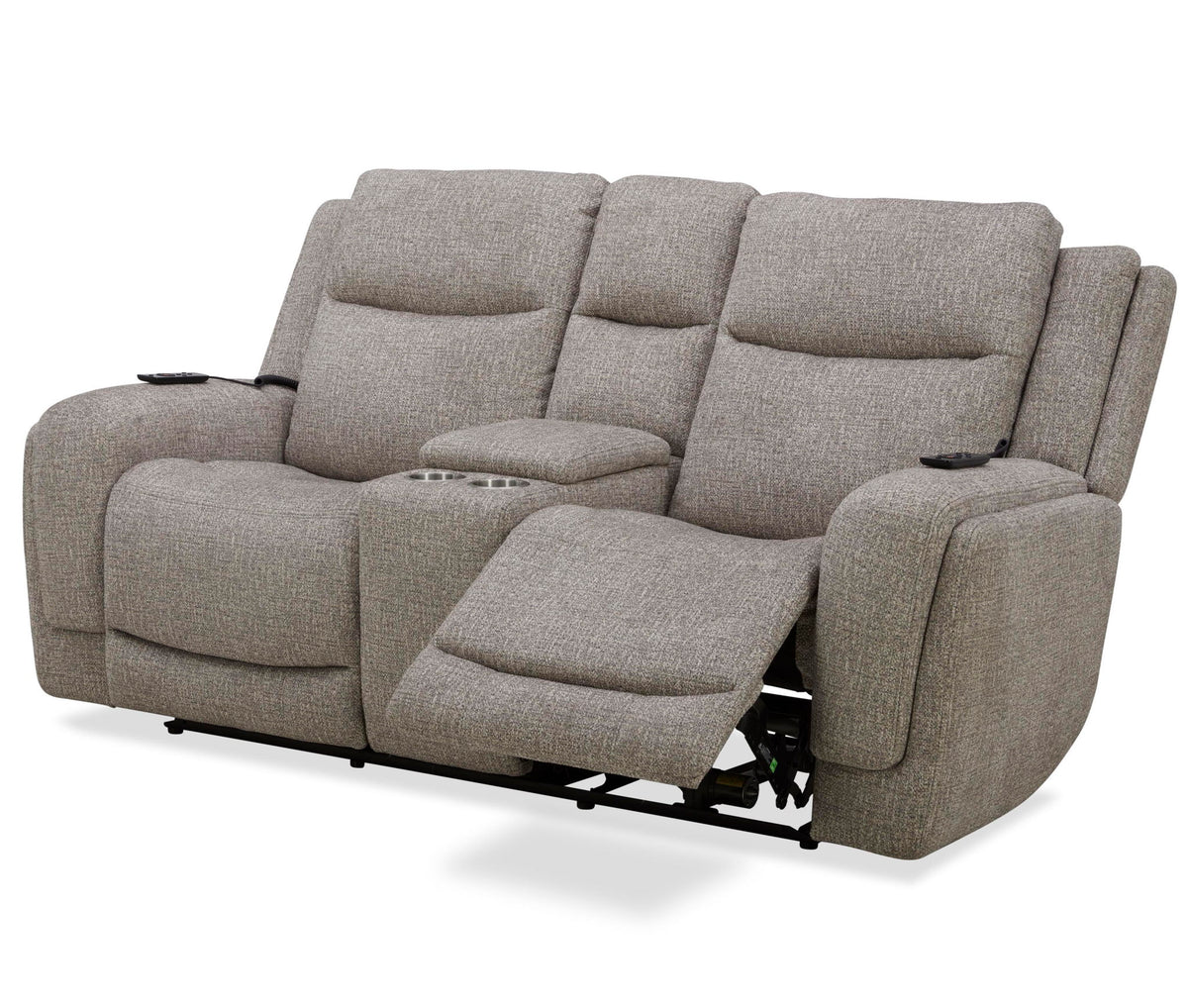 Penfield - Power Zero G Console Loveseat With Heat, Massage & Speaker P3 - Frappe
