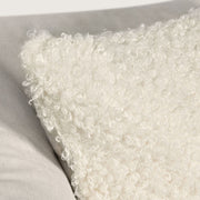 Ivory Carters accent pillow, 22x22 inches, with soft fabric and subtle design, perfect for home decor accents.