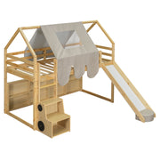 Loft Bed With House Shaped Frame And Tent - R&R Furniture Gallery (Fountain Valley, CA)